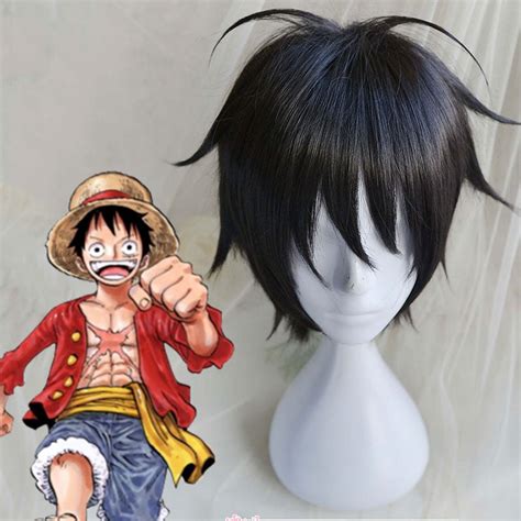 One Piece Monkey D. Luffy Black Cosplay Wig – Winkcosplay