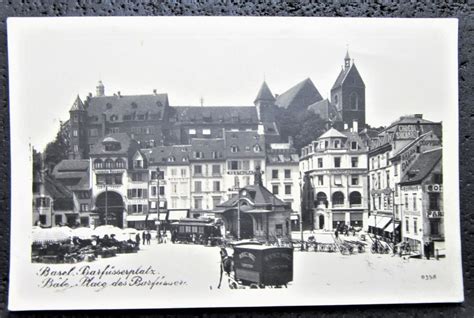 Basel Barf Sserplatz Stark Belebt Tram Kaufen Auf Ricardo