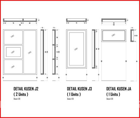 denah jendela mati  koleksi gambar