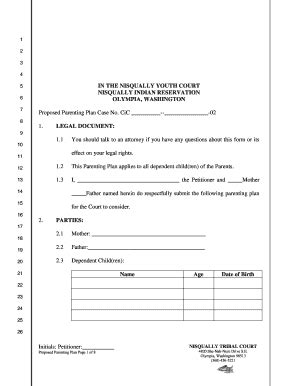 Fillable Online Pleading Template Forms Fax Email Print Pdffiller