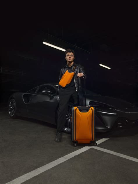 Mclaren F1 Driver Lando Norris Accelerates Into The Fashion World With Tumi Gq Middle East