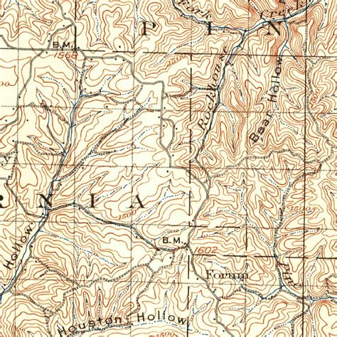 Eureka Springs, AR-MO (1900, 125000-Scale) Map by United States ...