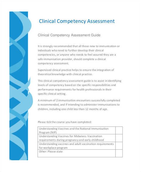 Free Assessment Templates In Pdf Ms Word