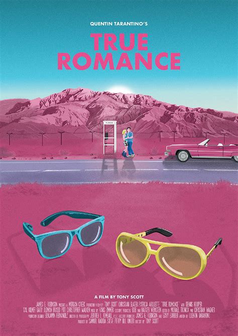 True Romance by Phil Shelly - Home of the Alternative Movie Poster -AMP-