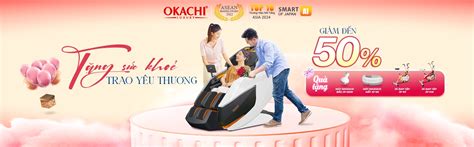 Okachi chuyên thiết bị máy massage, thiết bị thể thao UY TÍN