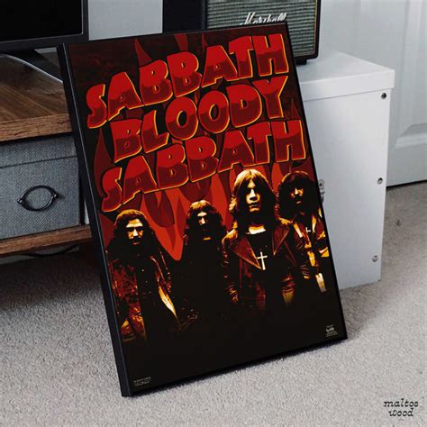 Jual Poster Black Sabbath Frame Shopee Indonesia