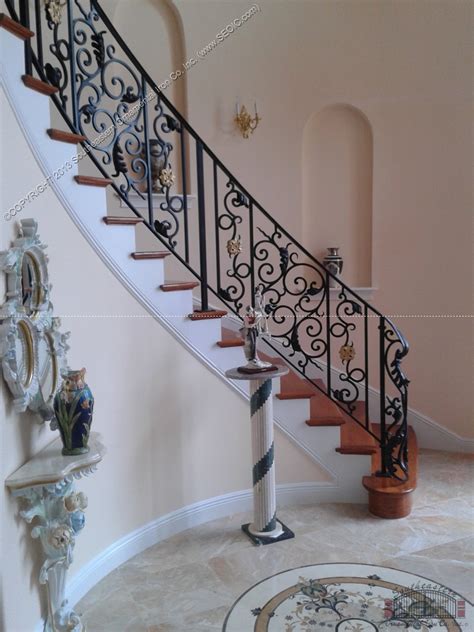 Wrought Iron Stair Railing