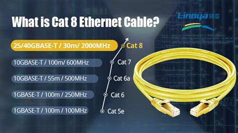 Linoya Cat 8 Ethernet Cable With Faqs