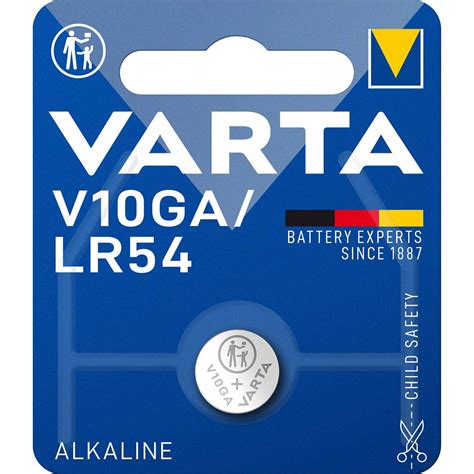 Alkaline Button Cell Battery LR54 1 5 V 1 Blister