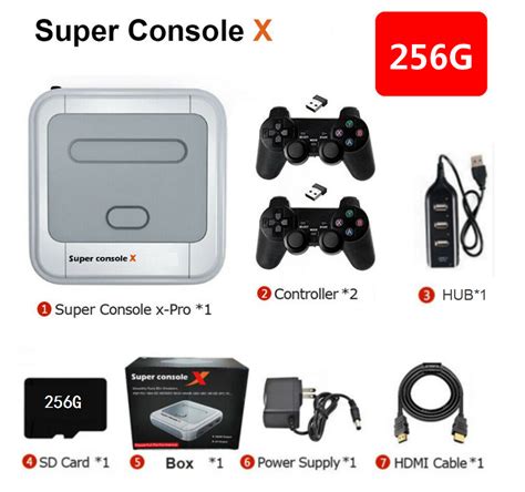 Super Console X Pro Retro Console Nostalgia Classic Tv Game Box Arcade