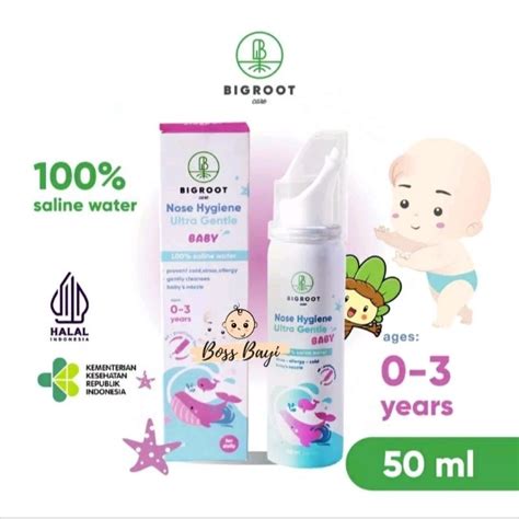 Jual Bigroot Nasal Spray Nose Hygiene Ultra Gentle Baby Ml