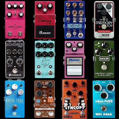 Guitar Pedal X - GPX Blog - 12 of the Best Compact Analog Delay Pedals