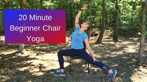 20 Minute Gentle Chair Yoga For Beginners And Seniors Feel Good Yoga Flow Youtube