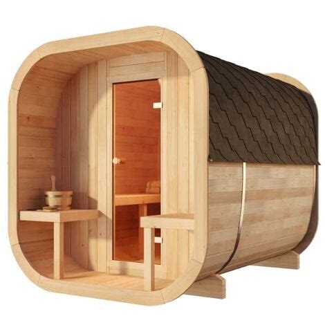 Finntherm Fasssauna Scandicube Premium Fasssauna Sitzb Nke Aus Holz