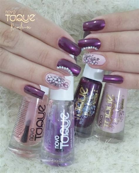 22 Modelos De Unhas Perfeitas Esmaltes Roxos