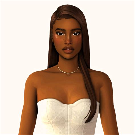 GegeSims Nyla Hair Screenshots Create A Sim The Sims 4