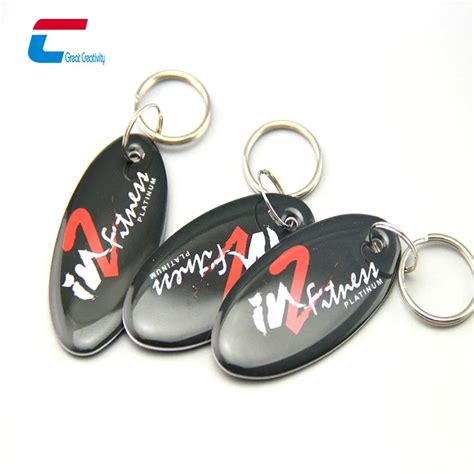 Epoxy Nfc Rfid Tag Keychain Mhz Ntag Key Fob Access Control