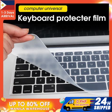 Notebook Dustproof Keyboard Cover Universal Waterproof Silicone Laptop ...