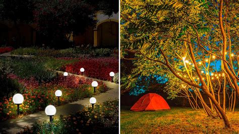 Diez ideas para iluminar tu jardín balcón o patio con luces solares y