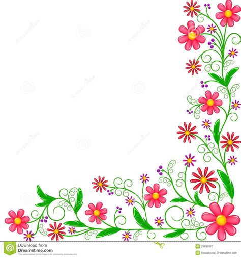 Floral corner ornament | Clipart Panda - Free Clipart Images