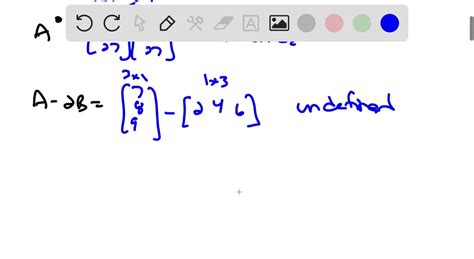 Solved For Each Pair Of Matrices A And B Find The Following If Defined