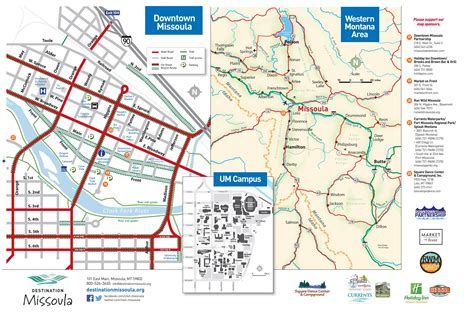 Maps | Destination Missoula - Printable Missoula Map - Printable Maps