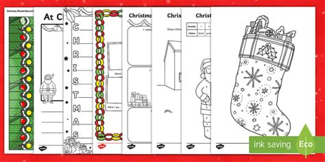 Christmas Homework Ks1 Activity Pack Teacher Made