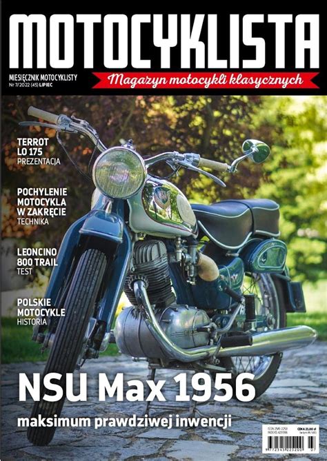 Motocyklista Magazyn Motocykli Klasycznych Motocyklista MMK S C