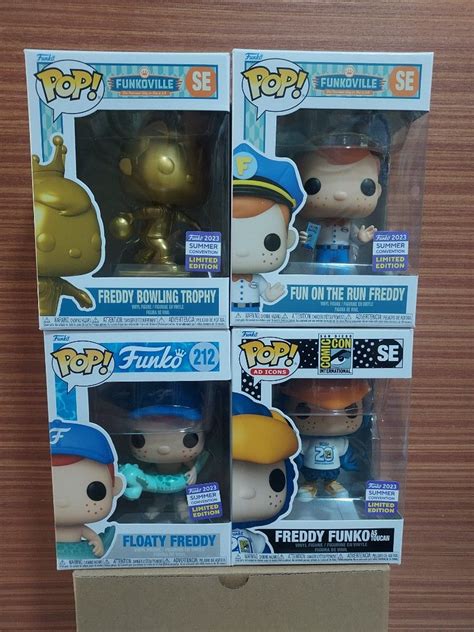 Funko Freddy Summer Convention Bundle Of 4 Hobbies Toys Toys