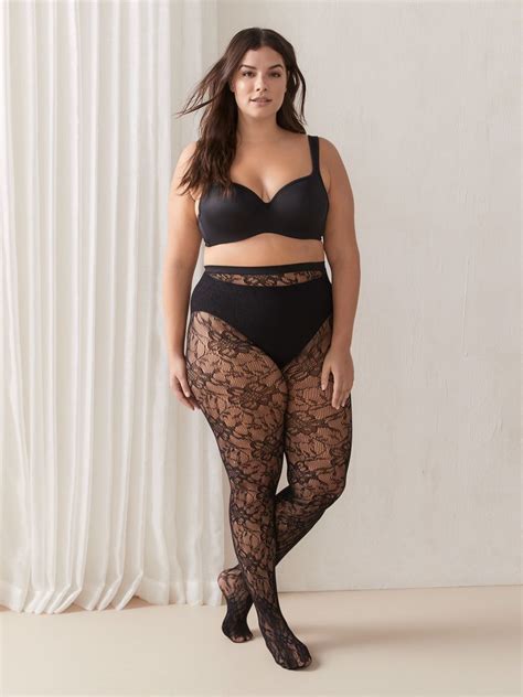 Floral Pattern Fishnet Tights Addition Elle Penningtons