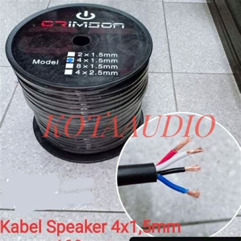 Kabel Speaker High Quality Crimson X Mm Harga Per Meter X