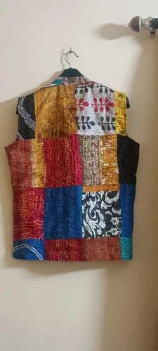 Cotton Uni Sex Multicolor Sleeveless Jacket At Piece In Kolkata ID
