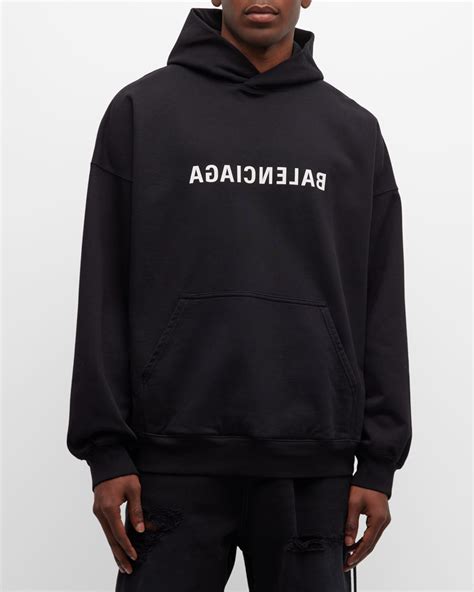 Balenciaga Mirror Balenciaga Hoodie Oversized | Neiman Marcus