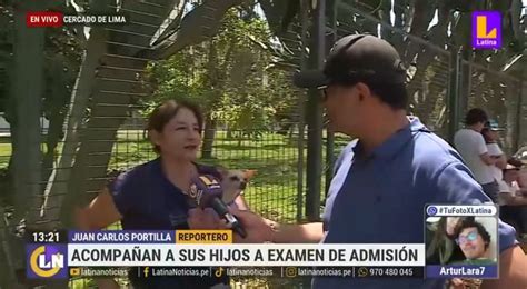 Perrita muerde a reportero de Latina en plena transmisión Latina