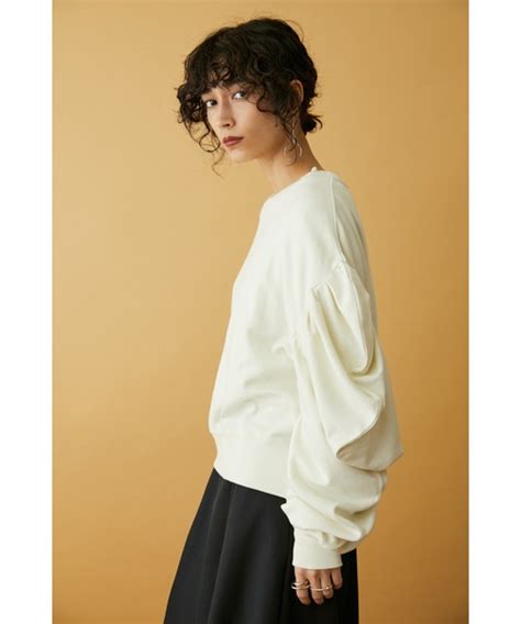 Herincye（ヘリンドットサイ）の「volume Sleeve Tops（tシャツカットソー）」 Wear