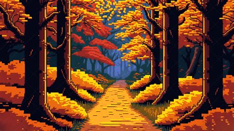 BACKGROUND - Pixel Forest 1 in 2D Assets - UE Marketplace