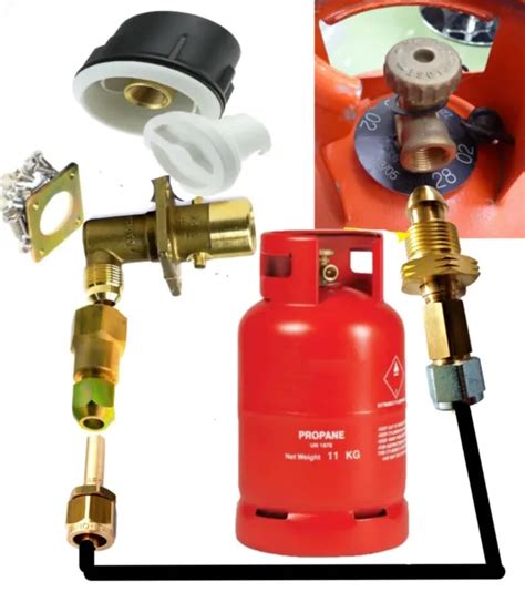 Gpl Adaptateur De Remplissage Bouteille Gaz Propane Butane Kg Long