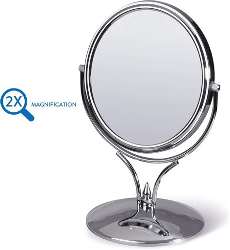 Tatkraft Aphrodite Miroir Cosmetique Sur Pied Double Face D Cm