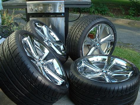 21" X5 Chrome Wheels, Tires & TPMS - Take offs - Xoutpost.com