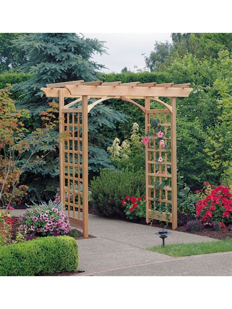 Berkeley Arbor Outdoor Pergola Garden Entrance Cedar Arbor