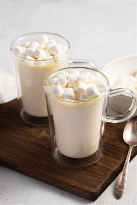 white hot chocolate homemade recipe insanely good