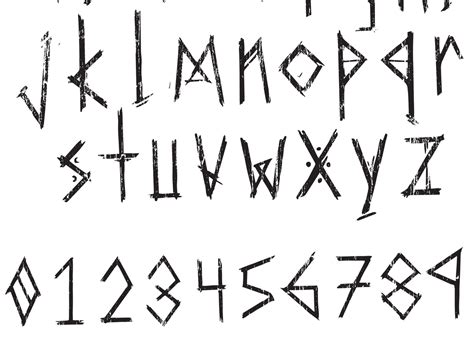 RUNIC FONT by Amber June Cross on Dribbble