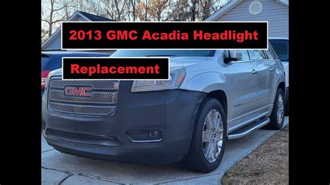 Hid Headlight Replacement On A Gmc Acadia Gmc Acadia Hid Headlight