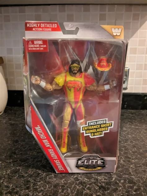 Wwe Aew Macho Man Randy Savage Elite Mattel Figure Picclick Uk