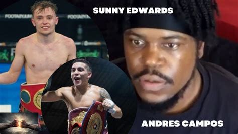 Sunny Edwards Vs Andres Campos Live Fight Commentary YouTube