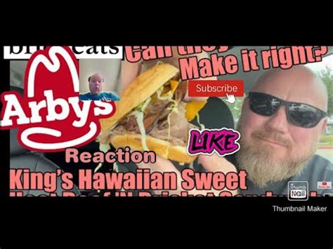 Reaction To Brickeats Arby S New Kings Hawaiian Sweet Heat Beef N