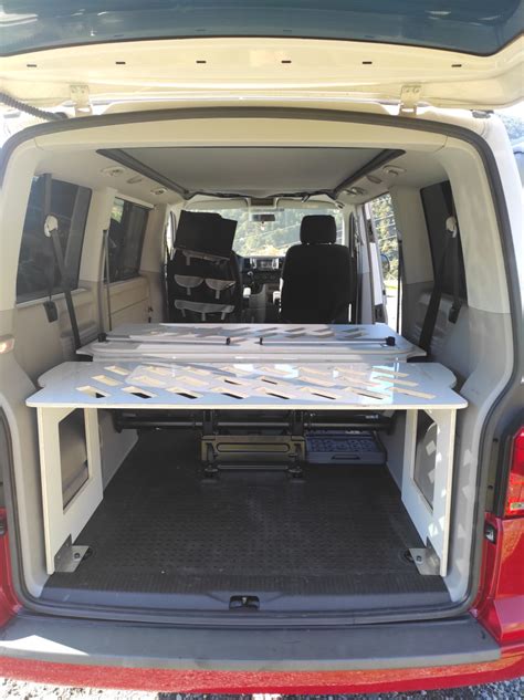 VW T5 T6 Transporter Caravelle Bed Kit Incl Mattress INDOOR