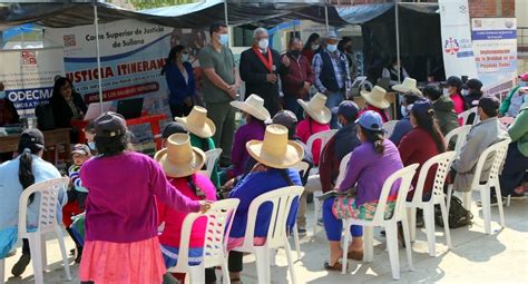 Ayabaca Pobladores De Lagunas Son Atendidos En Feria De Justicia