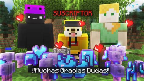 Hago MILLONARIOS A Mis SUSCRIPTORES En MINECRAFT HCF LOOT OP