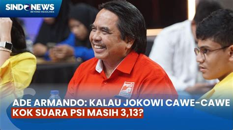 Ade Armando Bela Jokowi Tidak Cawe Cawe Di Psi Youtube